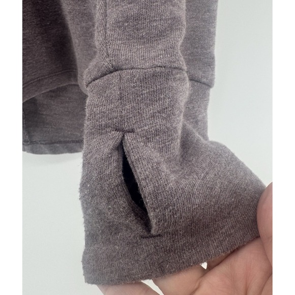 Columbia Women's Cowl Neck Pullover Sweater Purple Size 1X Cozy Thumbholes - Picture 6 of 12